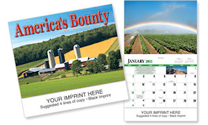 Promotional Wall Calendars: Americas Bounty Wall Calendars